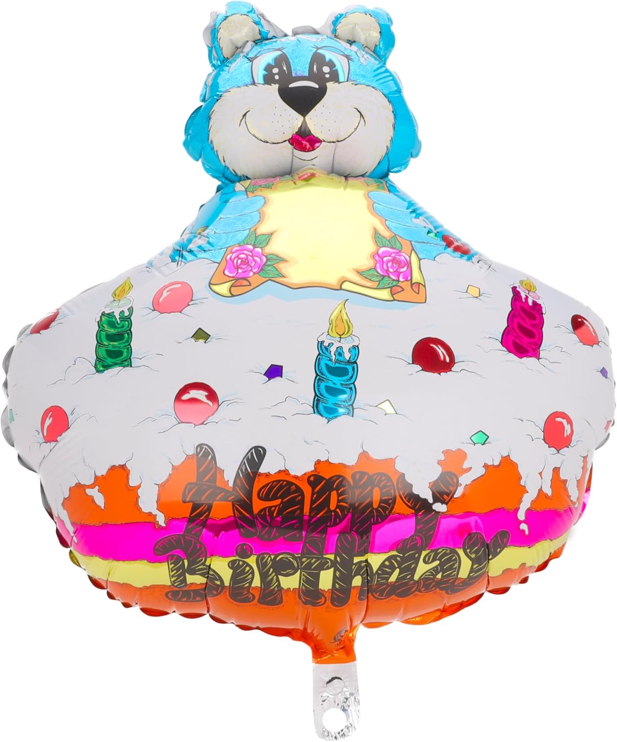 Toyland Paquete de globos de aluminio Bluey para cumpleaños, 1 personaje redondo, 1 forma grande de Bluey y 2 globos de cumpleaños de animales,