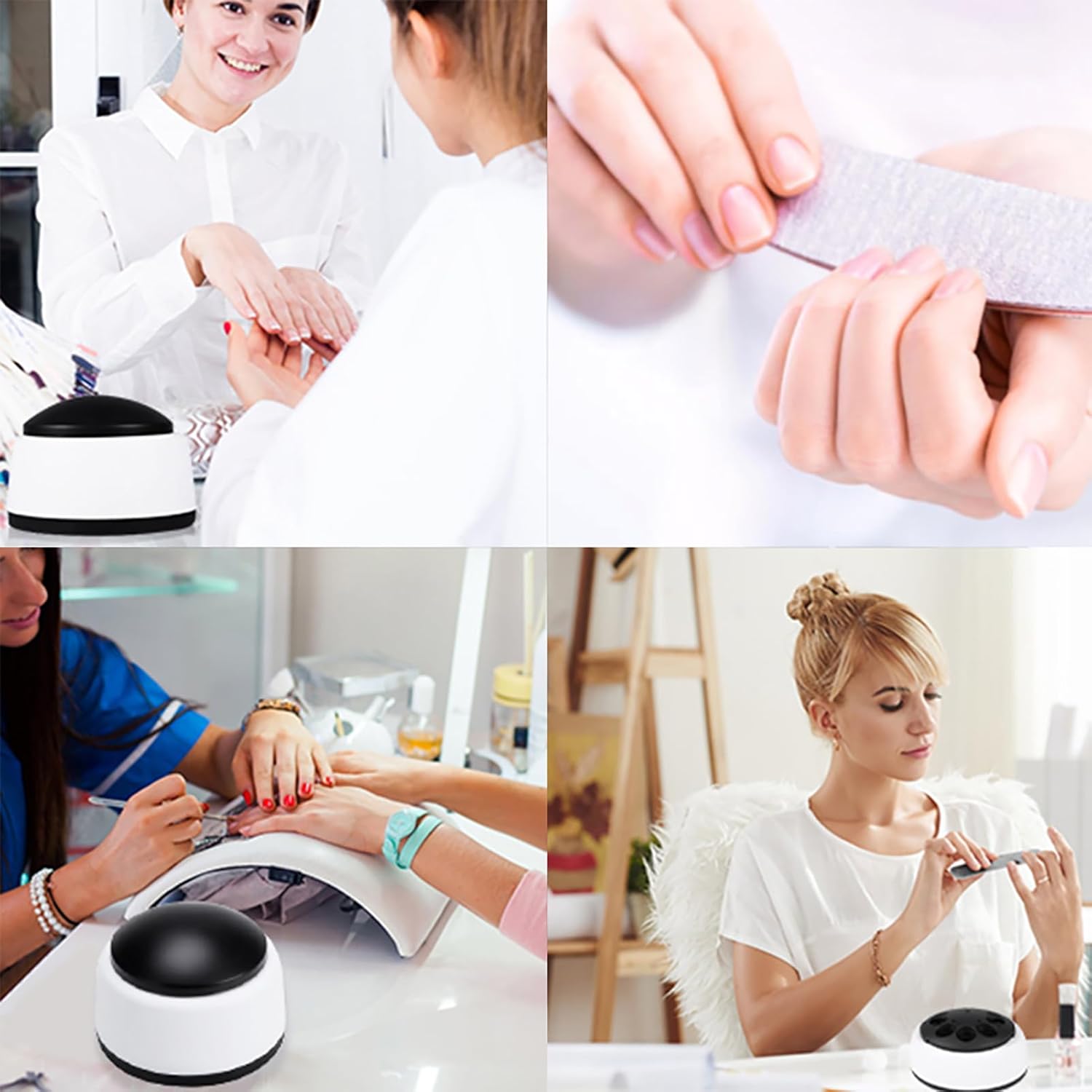 Máquina quitaesmalte de uñas, 36 W, vaporizador de esmalte de uñas de gel de vapor para salón de belleza en el hogar, limpiador portátil para salón