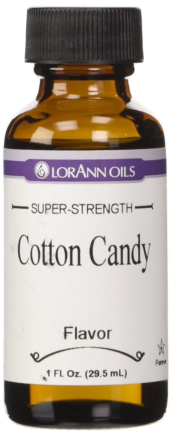 LorAnn Cotton Candy SS Flavor, botella de 1 onza – Paquete de 4