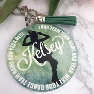 Jazz Dancer Aluminum Bag Tag Personalized with Your Name Jazz Dancer Aluminum Bag Tag Personalized with Your Name