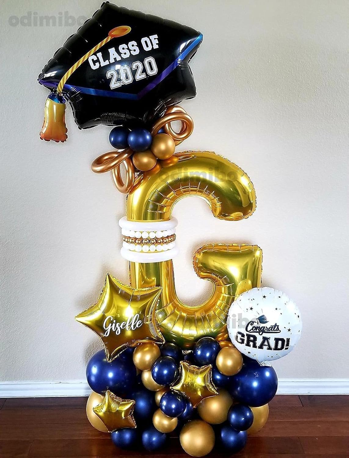 Globos dorados grandes de 40 pulgadas con la letra A de helio, globo dorado de Mylar para decoración de fiestas de cumpleaños, palabra personalizada