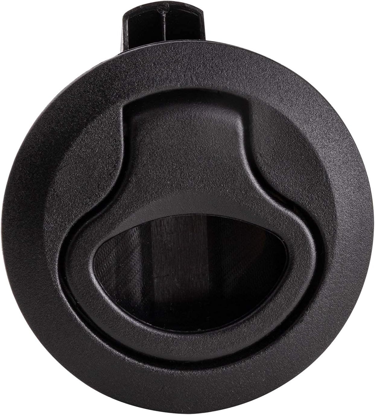 YUSOVE Pestillo de plástico negro de 2 pulgadas, para escotilla de cubierta marina, pestillo de arrastre para puerta de cubierta marina, pestillo