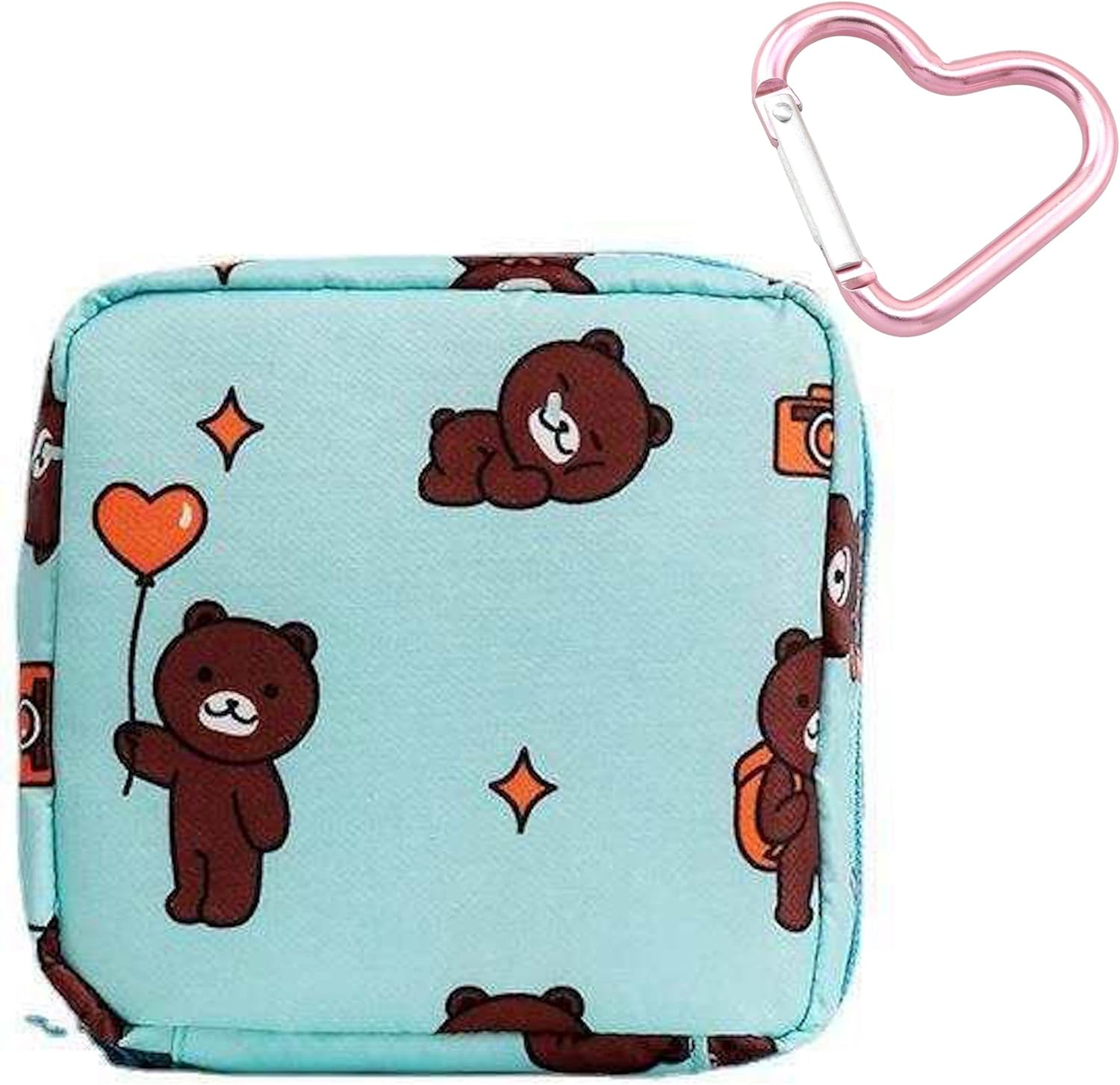 Bolsas de almacenamiento reutilizables para servilletas sanitarias portátiles para mujeres y niñas  Hecho de nailon + resistencia al agua  Período