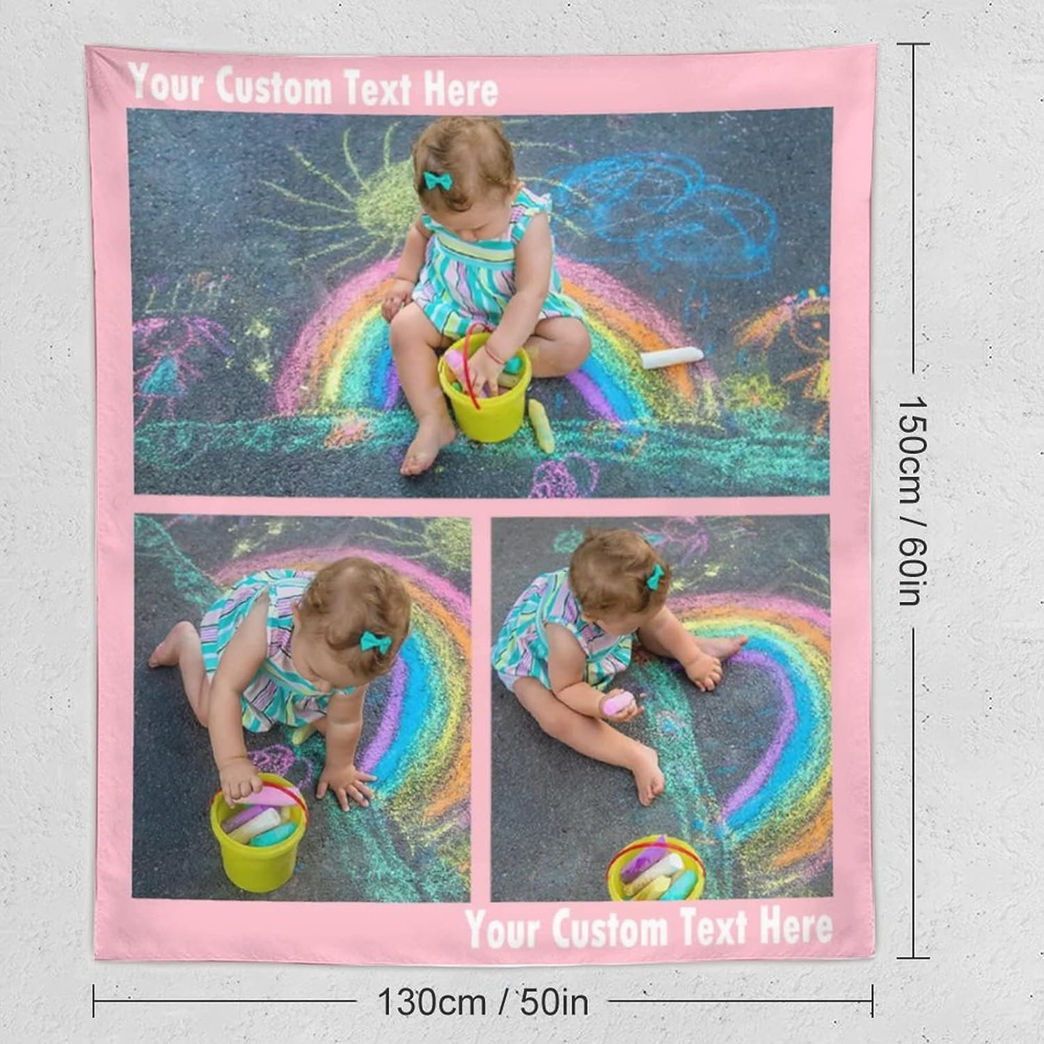 Tapiz personalizado para cargar imágenes con fotos y textos, tapiz personalizado para colgar en la pared, manta de telón de fondo para decoración de