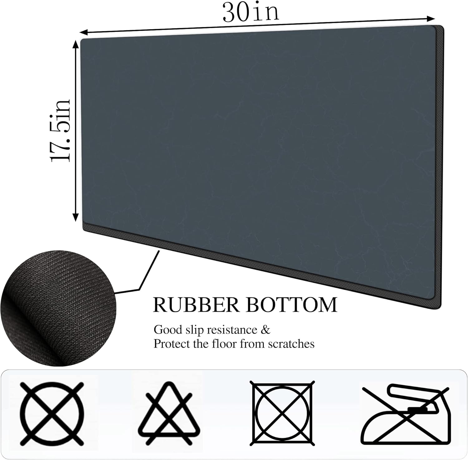 Tapetes de baño finos, tapete de baño de microfibra, alfombras de contorno antideslizantes, bañera a máquina, tapete de baño de piedra de baño de