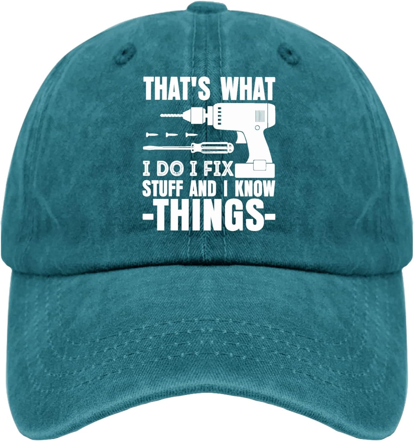 Sombreros para papá That’s What i do i fix Stuff and i Know Things Dad Hats, divertida gorra de béisbol para mujer