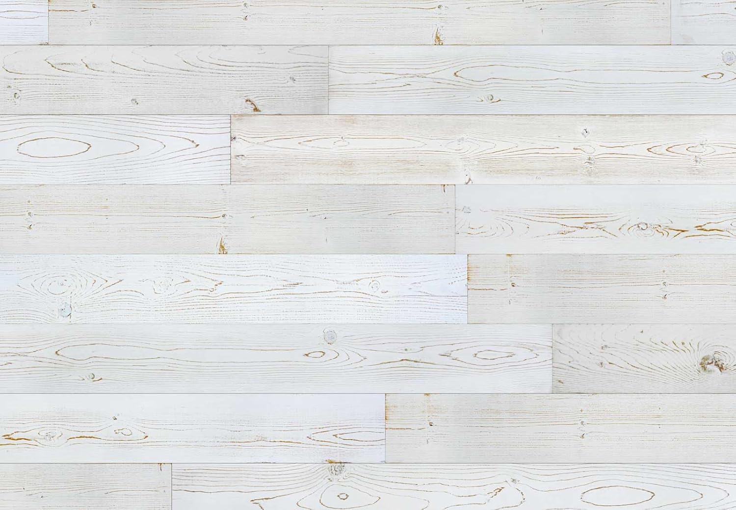 Luxdecor Tablones de pared de madera real para pared, tableros de Shiplap blancos de 5 pulgadas, tableros Shiplap para despegar y pegar, 10 tablones