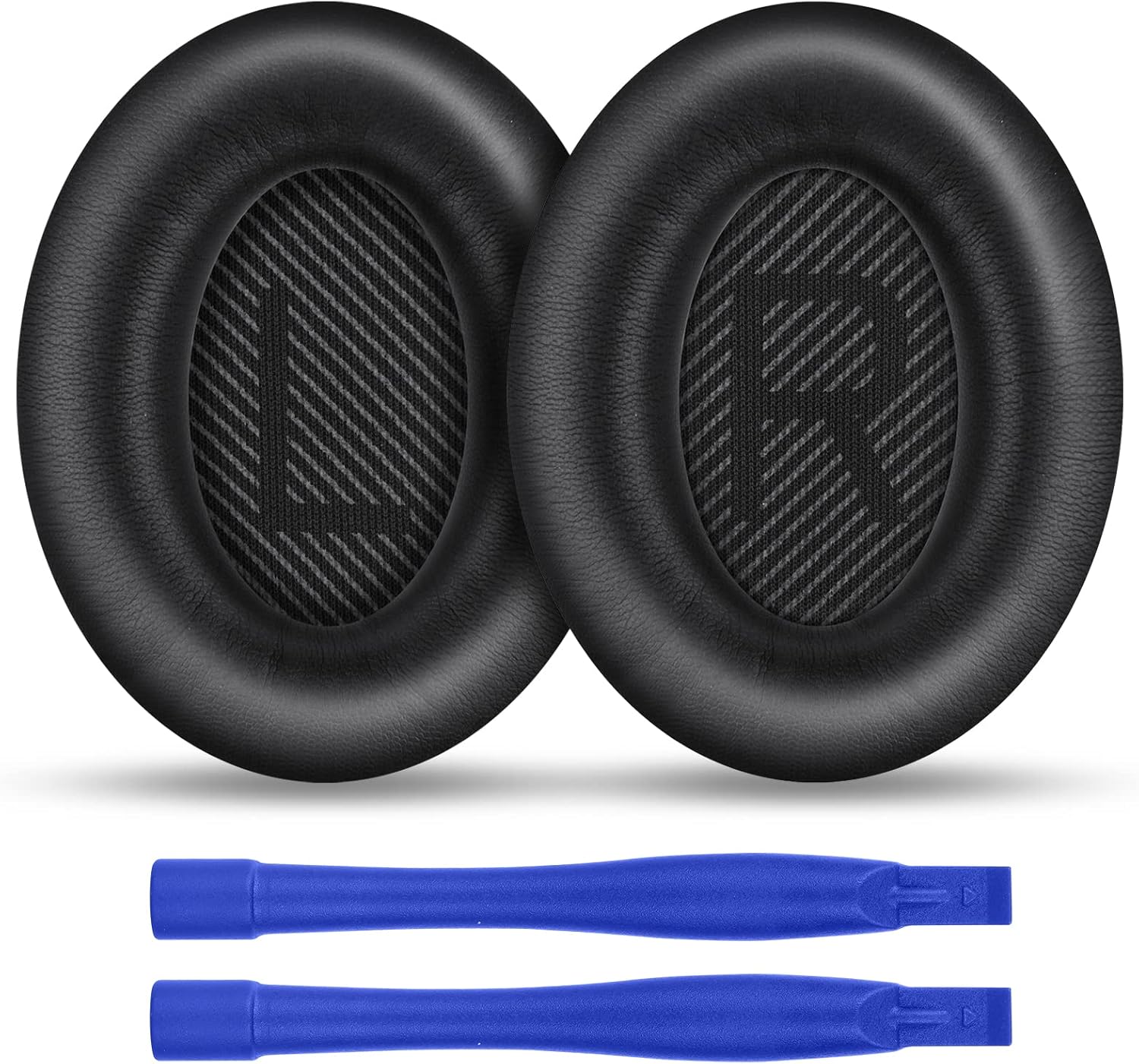 Ainiv 1 par de almohadillas de repuesto para QuietComfort 35 (QC35) y Quiet Comfort 35 II (QC35 II), auriculares de cuero suave, almohadillas de