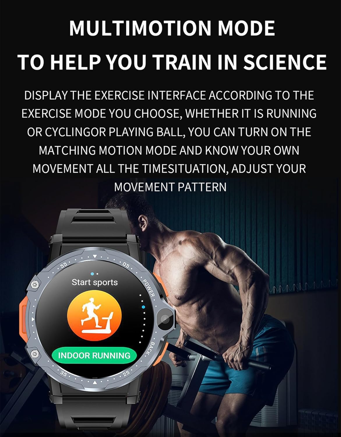 Pyrrhionia Reloj inteligente 4G con GPS 2GB+16GB 4GB+64GB 1.54 pulgadas pantalla redonda hombres Smartwatch doble cámara Android 8.1 WiFi mapas