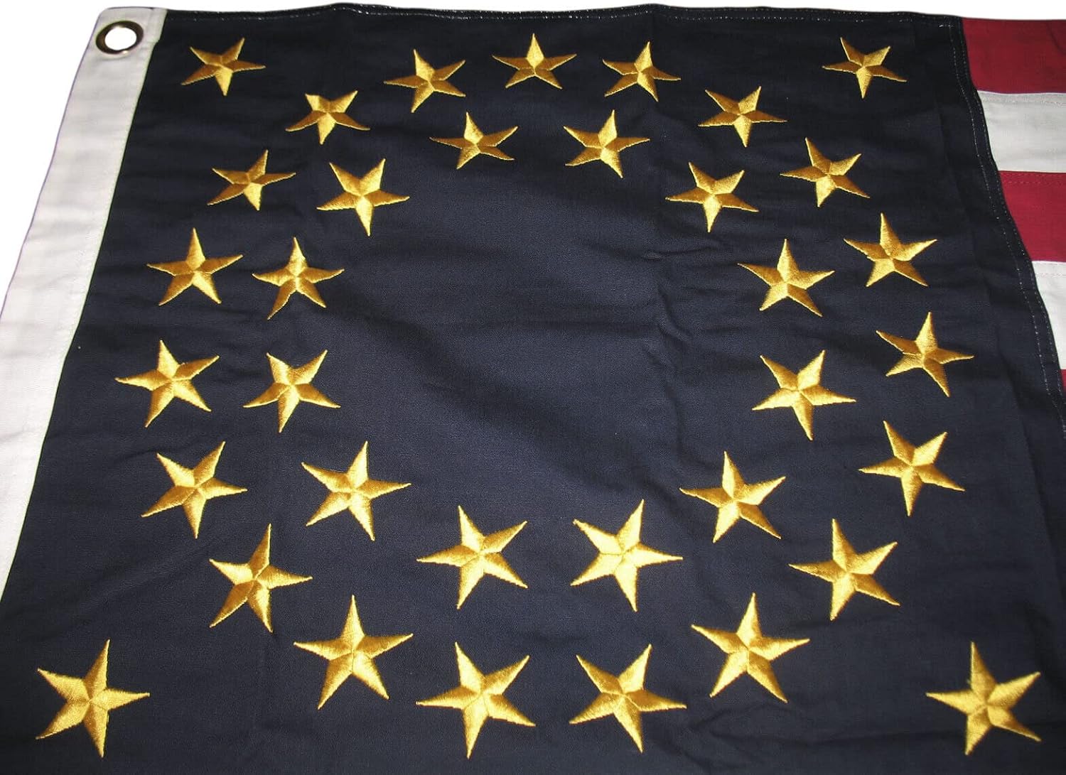 Premium 3×5 Embroidered Sewn Guidon Cavalry 100% Cotton Flag 3’x5′ 2 Clips