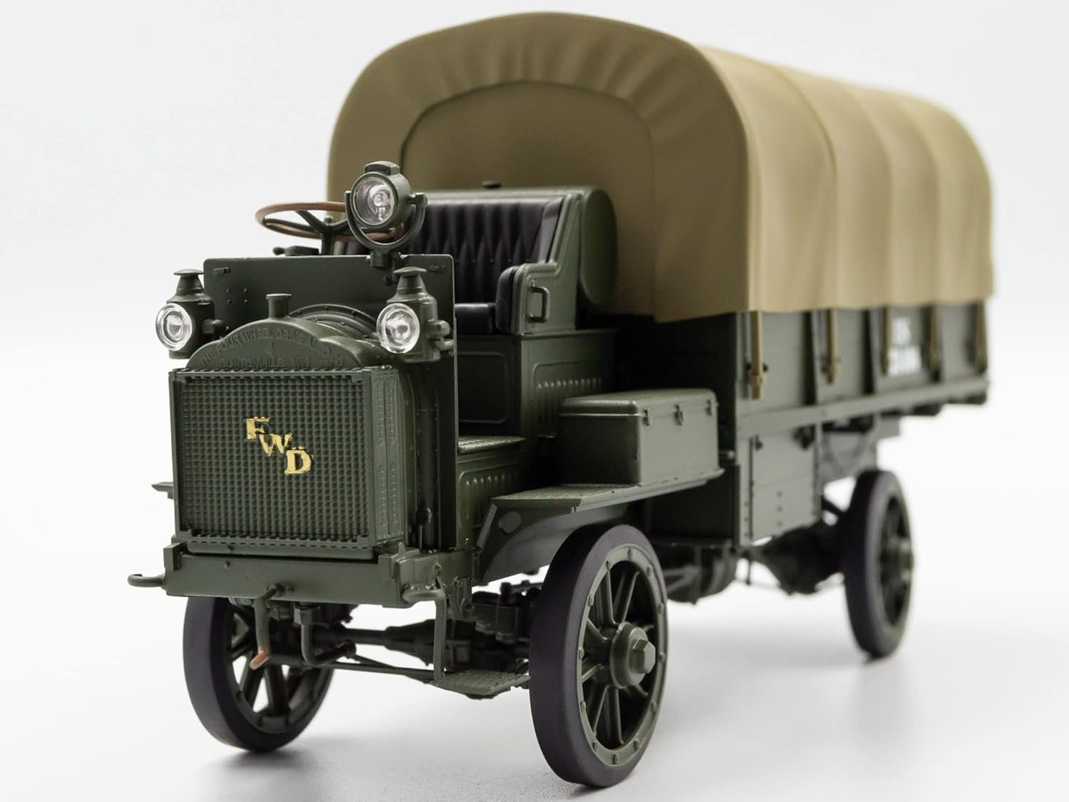 ICM 35655 Kit de modelo de vehículo militar de plástico FWD Tipo B, WWI US Army Truck – Escala 135