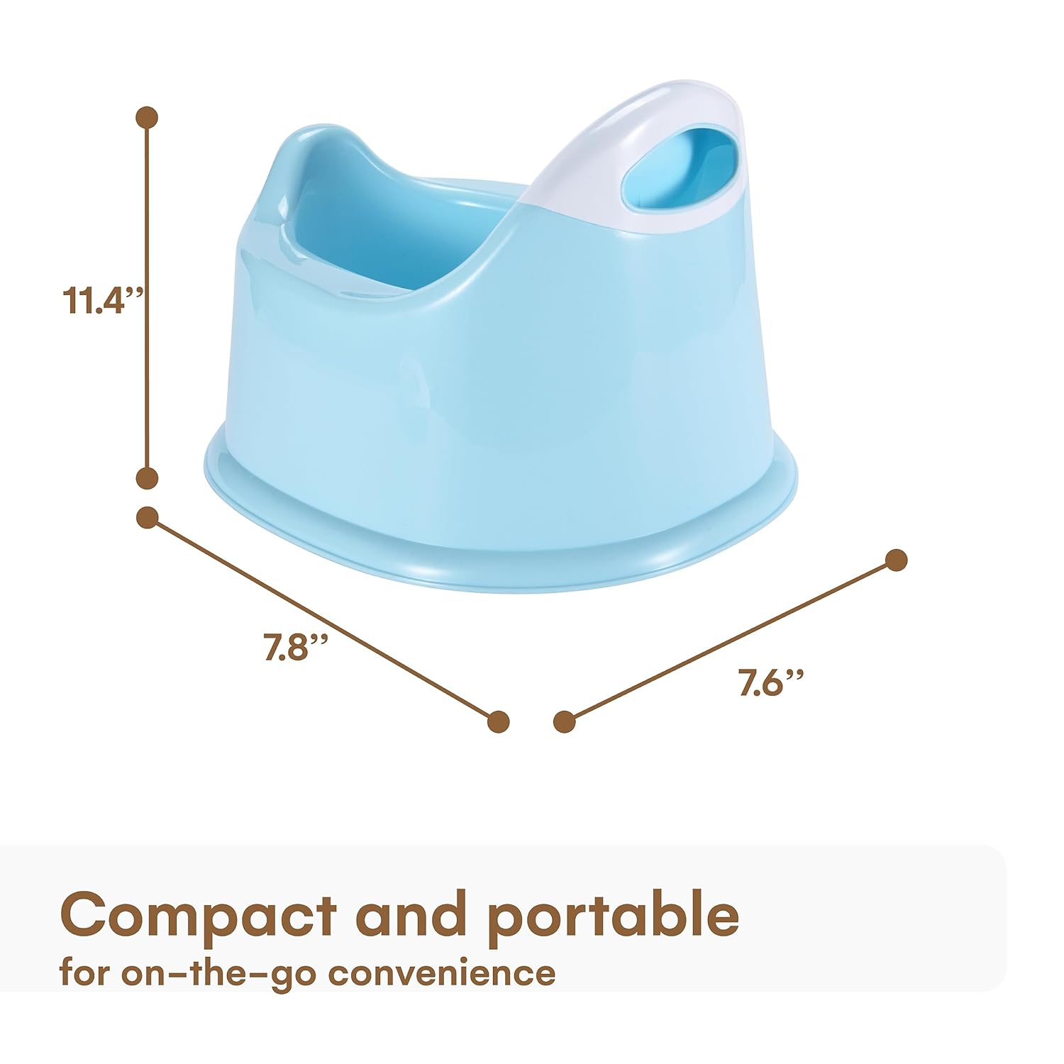 Childlike Behavior Inodoro de entrenamiento para ir al baño – Fácil de limpiar y cómodo para niños pequeños – Entrenamiento portátil para ir al baño