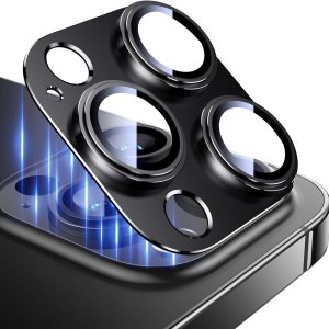 Esanik Paquete de 2 protectores de lente de cámara para iPhone 14 ProiPhone 14 Pro Max, carcasa de aleación de aluminio mate de vidrio templado, Esanik Paquete de 2 protectores de lente de cámara para iPhone 14 ProiPhone 14 Pro Max, carcasa de aleación de aluminio mate de vidrio templado,