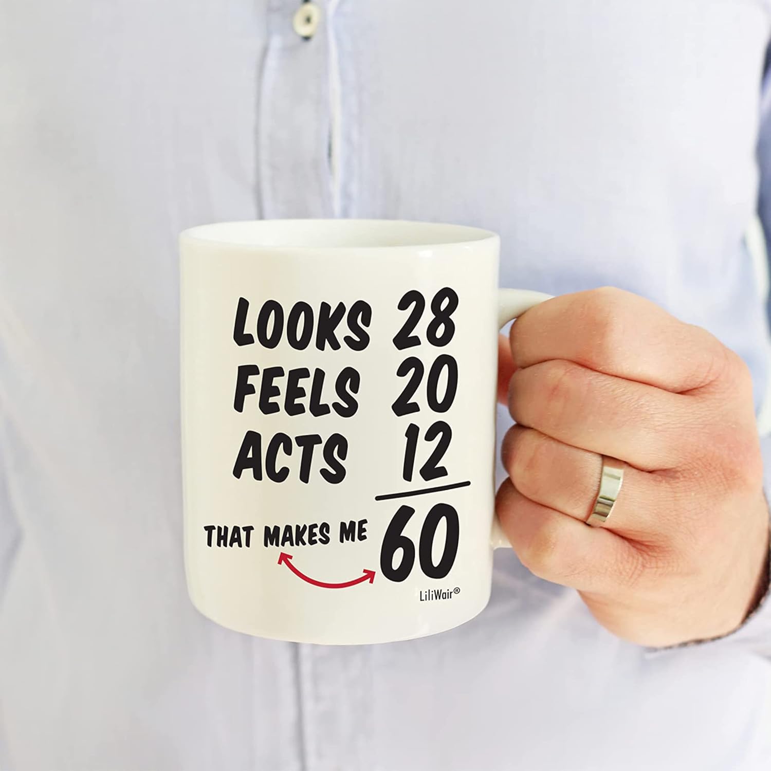 Regalos de 60 cumpleaños para mujeres de sesenta años de edad, taza de regalo feliz divertida 60 hombres mujeres mejor amigo 1963 tazas masculino