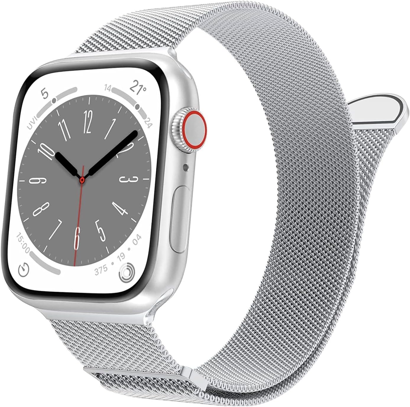 starzeniYi Compatible with Apple Watch Band, Milanese Loop for Apple Watch Band 38mm 40mm 41mm 42mm 44mm 45mm 49mm, Compatible Apple Watch Series 9,