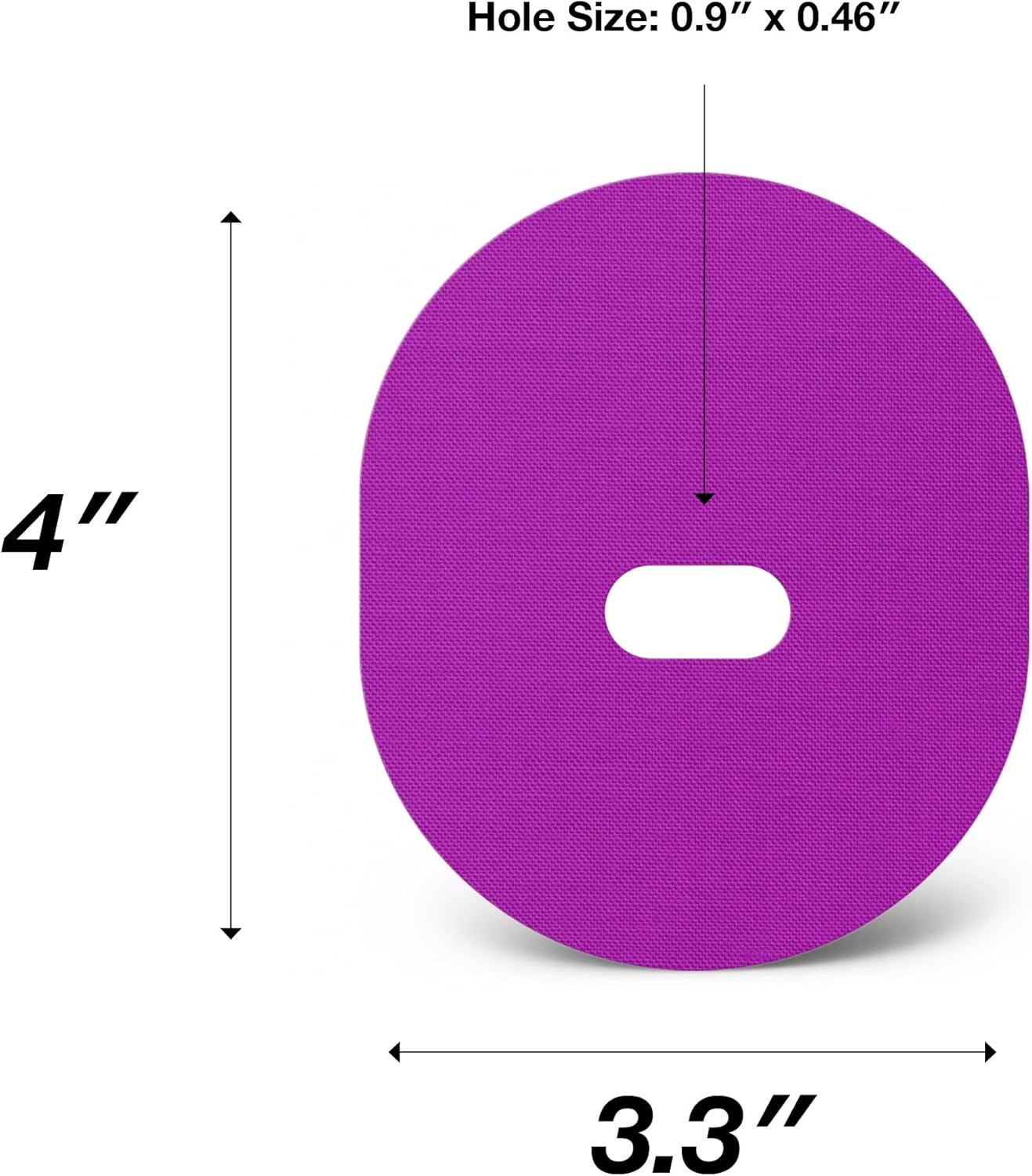 SIMPATCH Guardian, parche adhesivo Enlite (paquete de 25) – Adhesivo impermeable, parches CGM (morado)