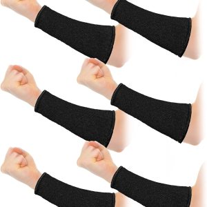 3 pares de protectores de brazo para piel fina y moretones, resistente a los cortes, manga de antebrazo, manga de protección contra quemaduras de 3 pares de protectores de brazo para piel fina y moretones, resistente a los cortes, manga de antebrazo, manga de protección contra quemaduras de