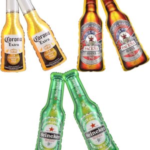 6 globos con forma de botella de cerveza, globo de botella de cerveza corona, globos de cerveza para decoración de fiestas de festivales de cerveza, 6 globos con forma de botella de cerveza, globo de botella de cerveza corona, globos de cerveza para decoración de fiestas de festivales de cerveza,