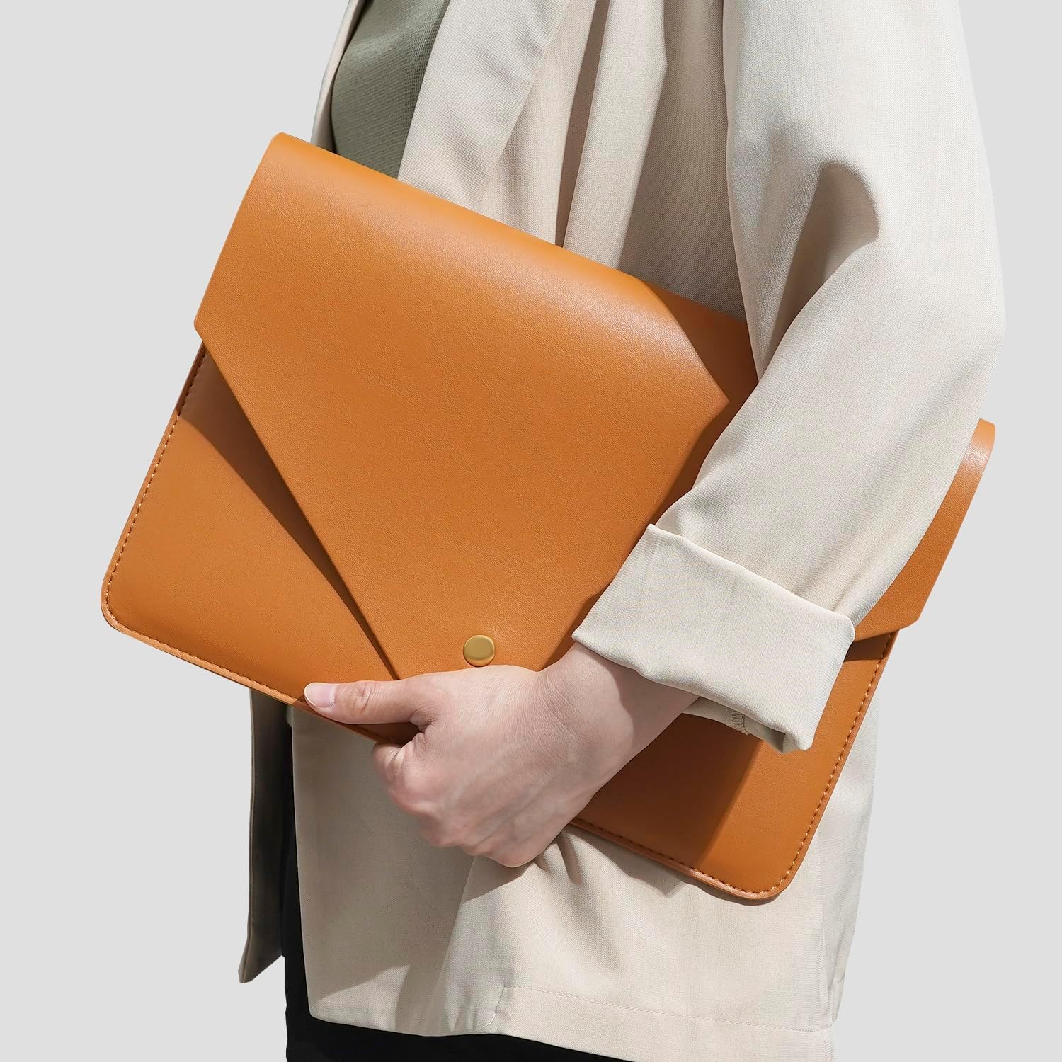 Benfan Funda de piel sintética para laptop compatible con MacBook Pro A2779 A2442 de 14 pulgadas, MacBook Pro Air 13, Surface Laptop 5 generación