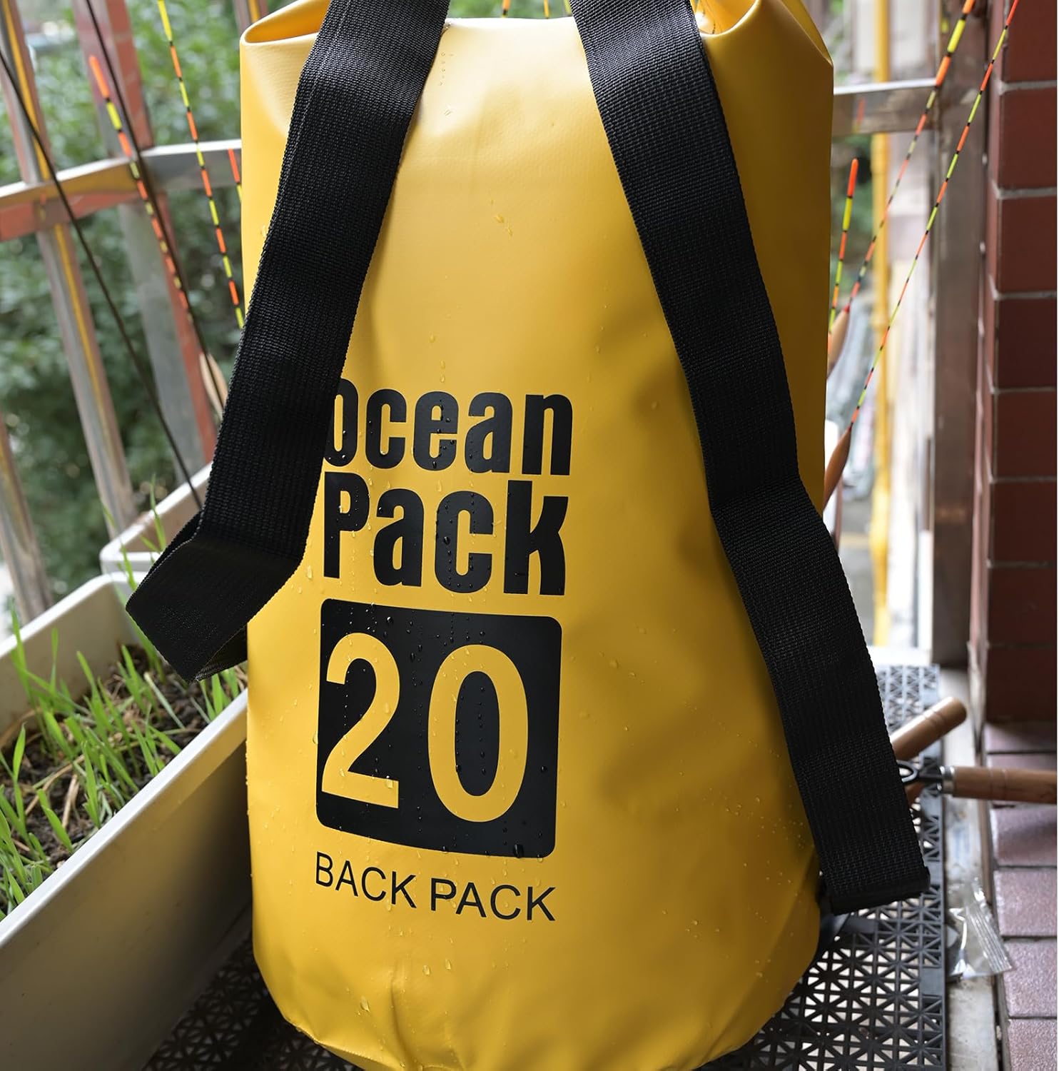 Bolsas secas para kayak impermeables, juego de 2 (20 L + 5 L), equipo de campamento, bolsa enrollable que mantiene el equipo seco para kayak,