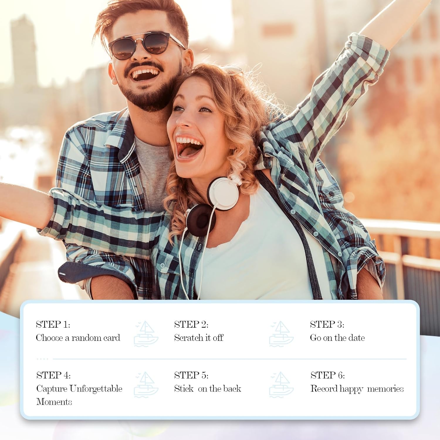 40 Ideas de citas nocturnas para parejas, Tarjetas aventureras para rascar para juegos de pareja, Ideas de regalos de aniversario de boda para él,