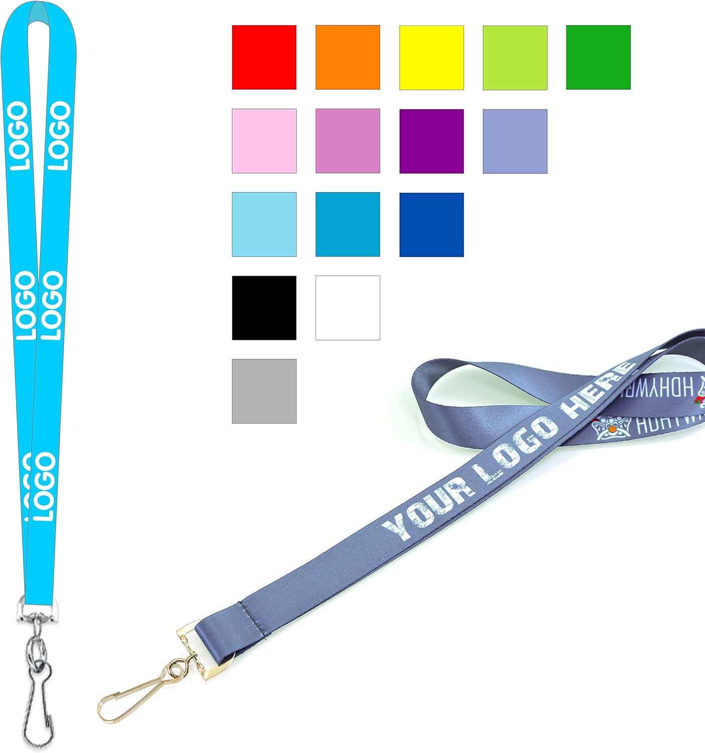 Cordones personalizados Cordón personalizado Personalizar logotipos y con texto Foto Insignias Personalizadas Llaves de correa para el cuello