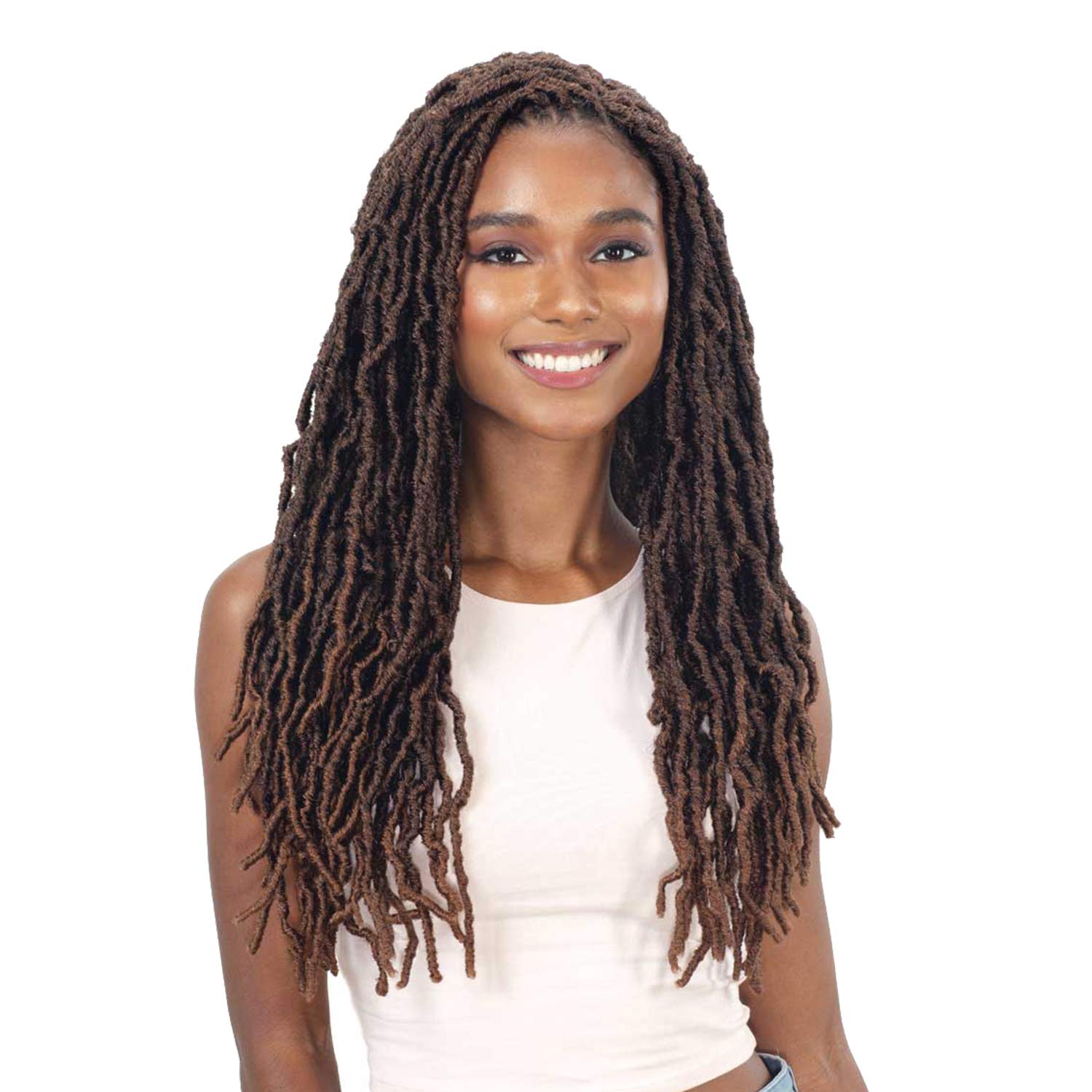 FreeTress – Trenzas de ganchillo 3X Bona Loc de 18 pulgadas (T30)