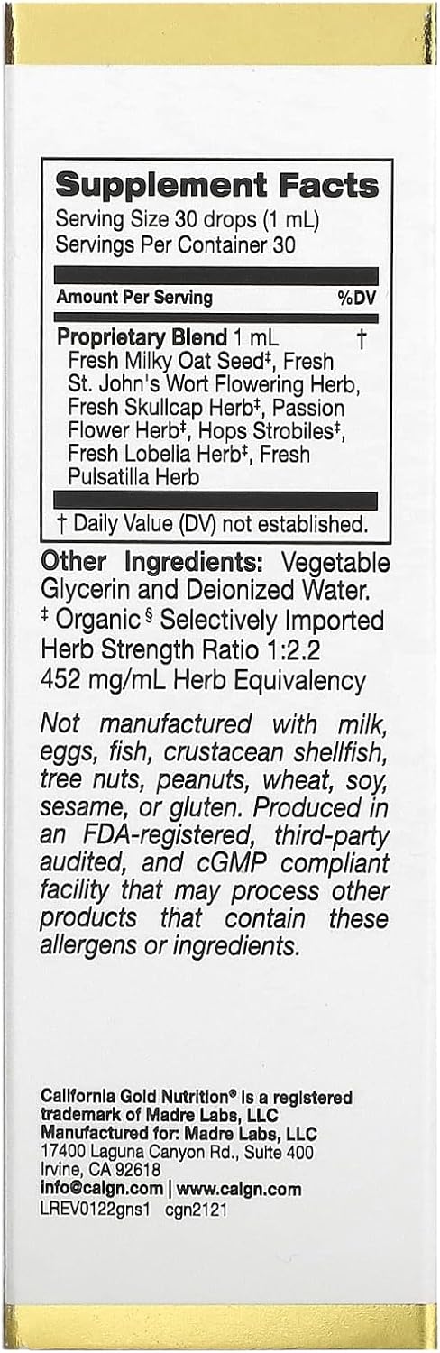 Goodnight Sleep, 1 fl oz (1.0 fl oz), California Gold Nutrition