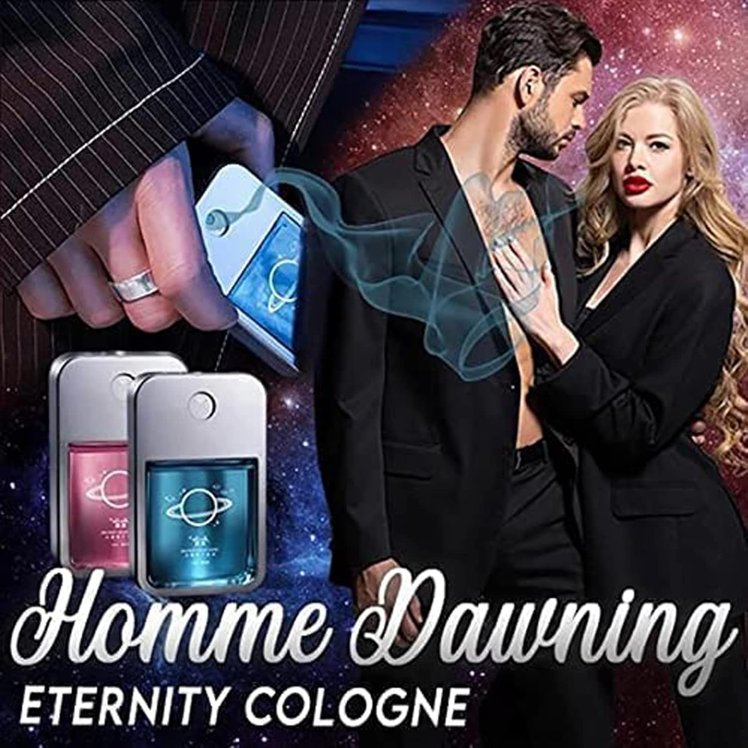 Kolarmo Homme Dawning Eternity – Eau de Parfum para hombre – Perfume de aroma coqueto, perfume portátil para hombre, 1.5 fl ozpiezas (1 unidad,