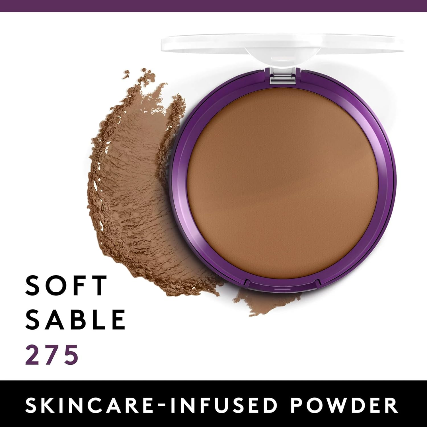 Covergirl Simply Ageless – Polvo prensado difuminador instantáneo antiarrugas, color sable suave, 0.39 onzas.