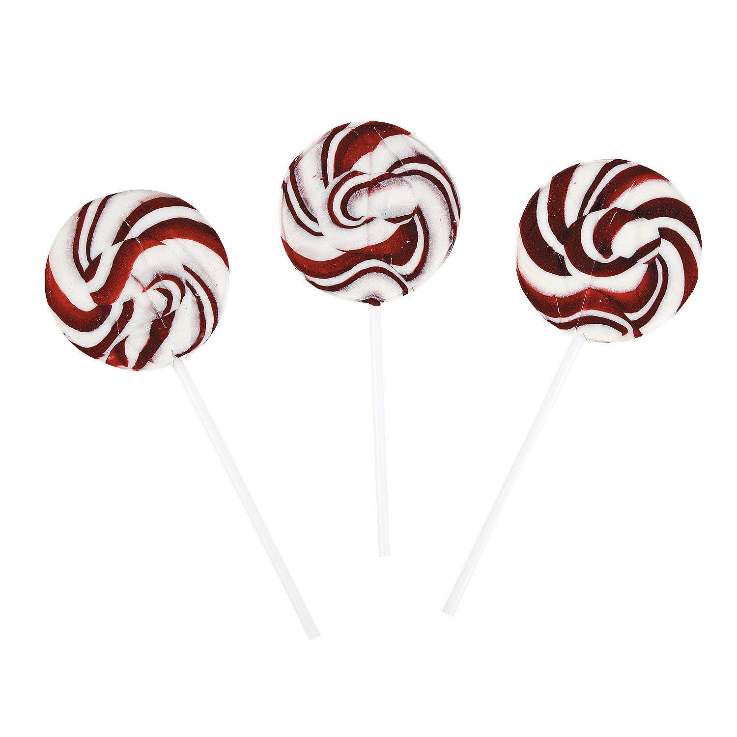 Suckers de burbujas de remolino burdeos  24 envueltos individualmente  Caramelos de fiesta