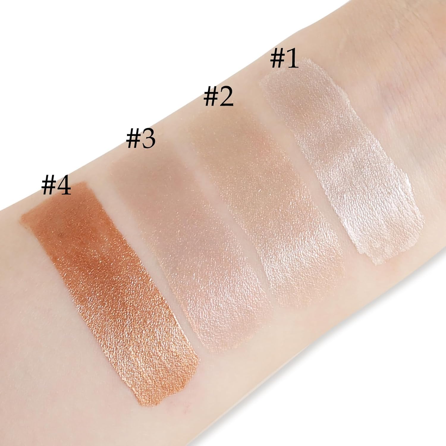Boobeen Iluminador líquido de maquillaje luminizador brillante líquido para la cara – Crema iluminador iluminador corporal bronceador brillo suave