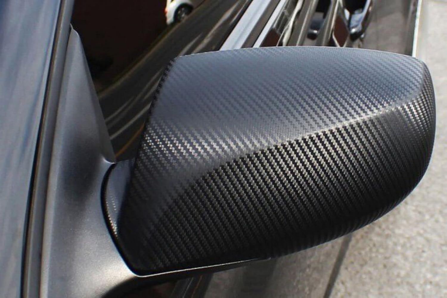 Lámina adhesiva de vinilo 3M 2080 de fibra de carbono, color negro, para automóvil, con tecnología de liberación de aire con kit de herramientas