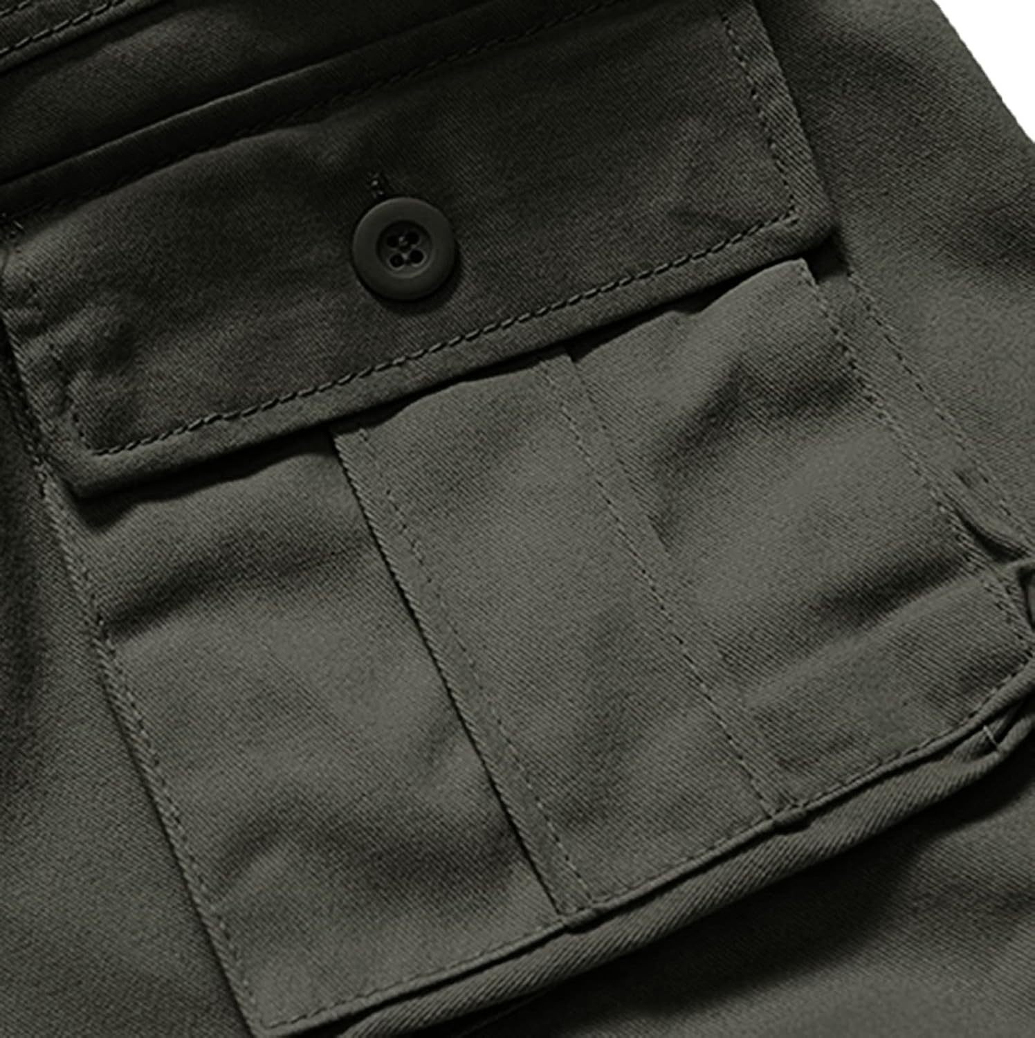 Men Cargo Shorts Classic Fit Lightweight Ripstop Pants Tactical Outdoor Work Short Trousers with Multi Pocket