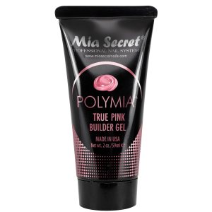 Mia Secret – Constructor de uñas de gel POLYMIA de 2 onzas – LED UV – Gel constructor (rosa verdadero) Mia Secret – Constructor de uñas de gel POLYMIA de 2 onzas – LED UV – Gel constructor (rosa verdadero)