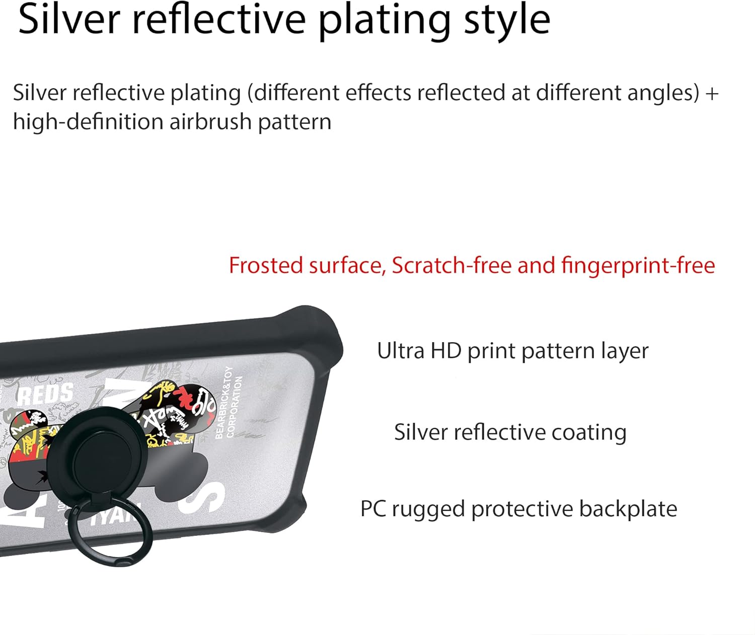 Aroepurt DYH-CGZ – Funda compatible con Huawei Mate 20 PRO con protector de pantalla de vidrio templado, PC + TPU 2 en 1, soporte de anillo, luz