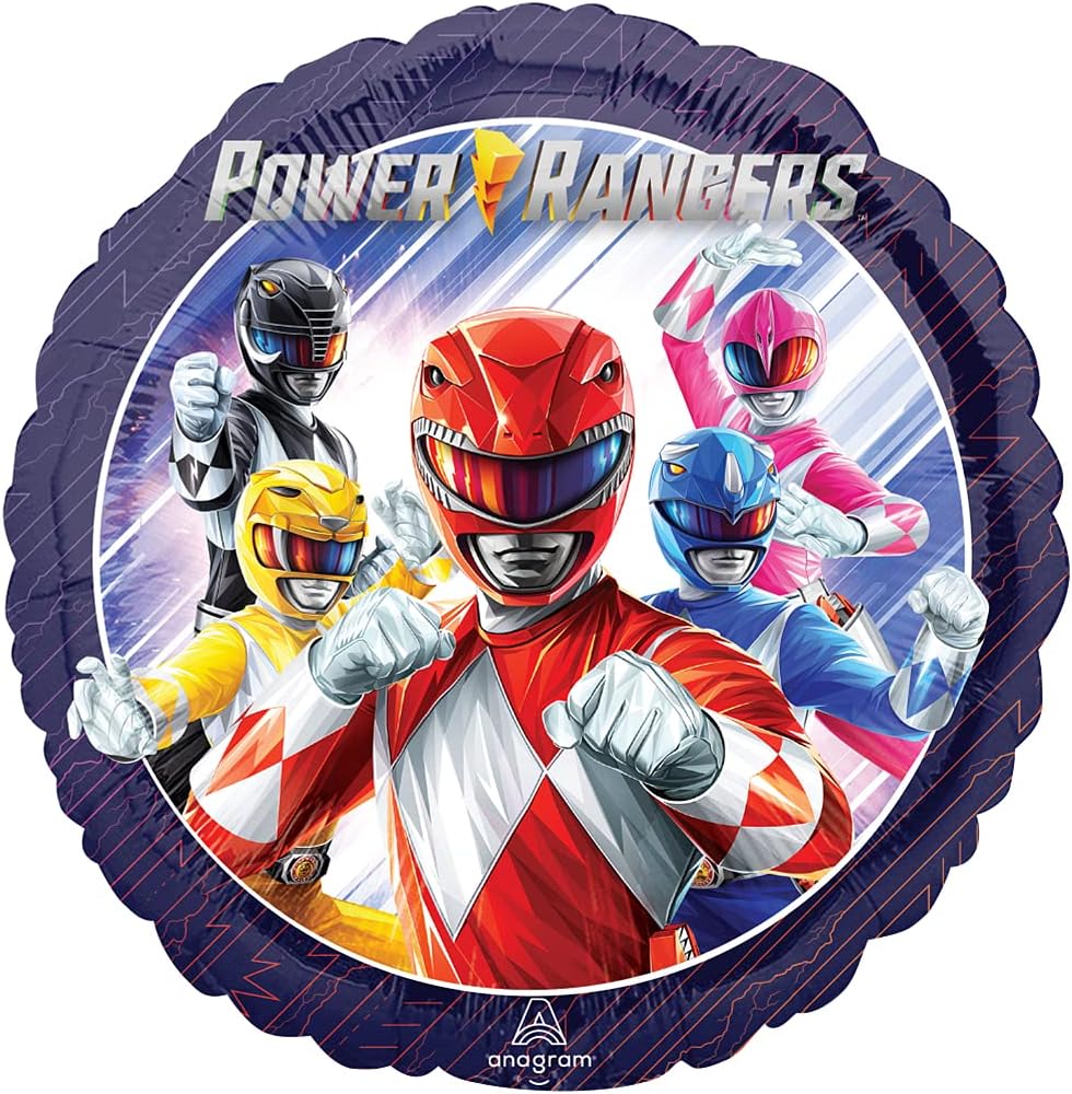 Power Rangers – Suministros para fiesta de cumpleaños desata las decoraciones de ramo de globos de poder con acero ninja y Jumbos de Megaforce