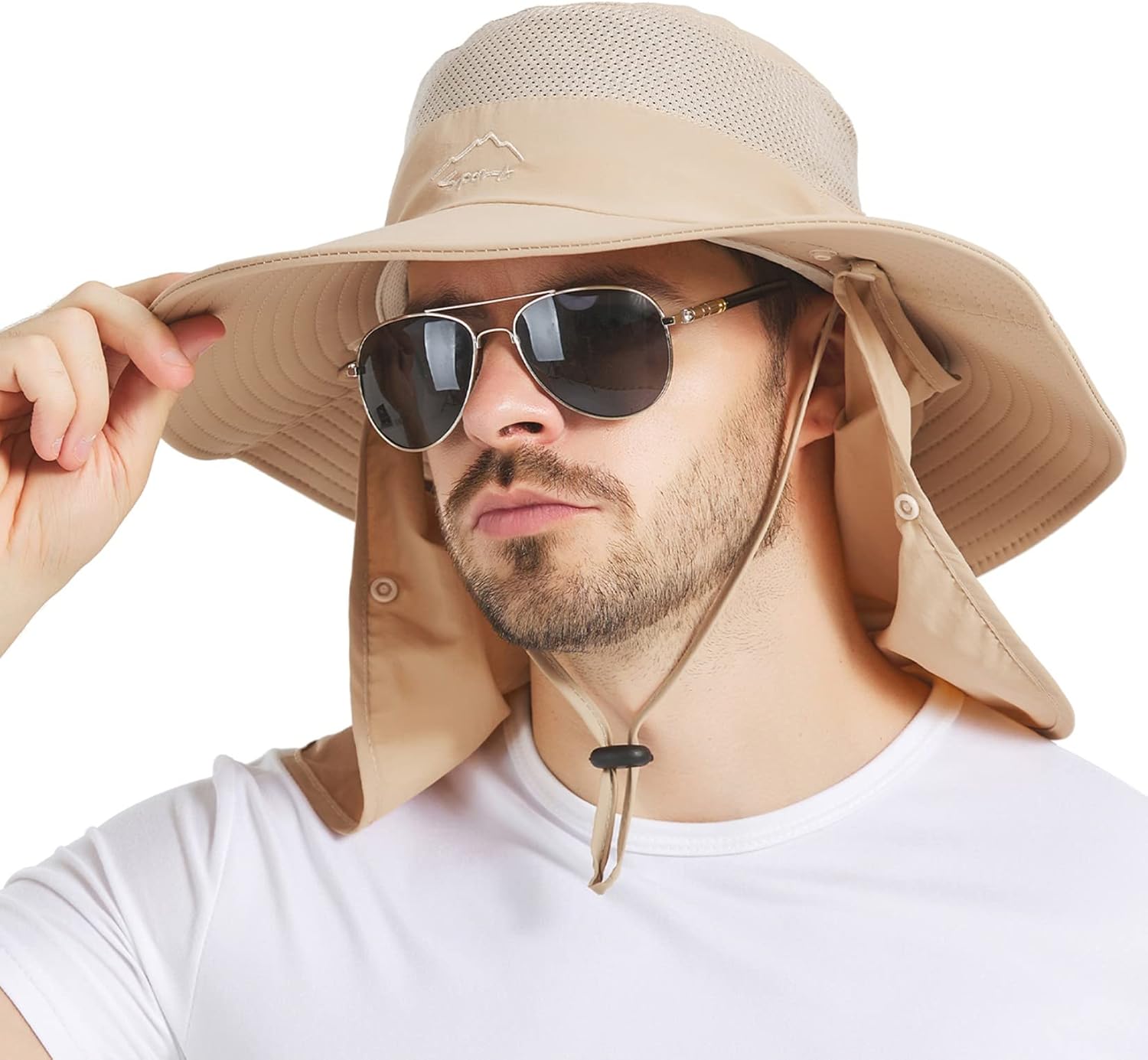 Century Star Sombrero de pesca plegable para mujer y hombre, protección solar, protección UV, sombrero de senderismo, cubo de tribu al aire libre