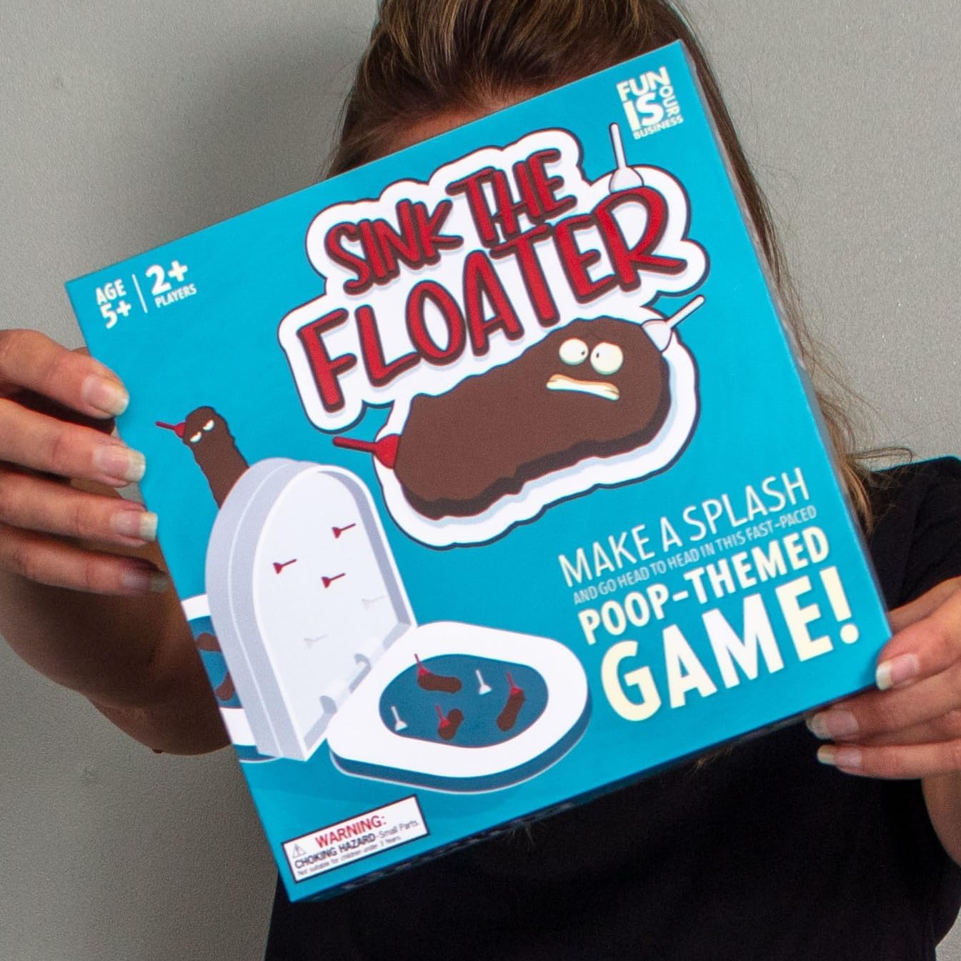 Boxer Gifts Sink The Floater – Juego para niños  Puedes hundir el apesto  Divertidos juegos de mesa familiares para niños y adultos  Divertido