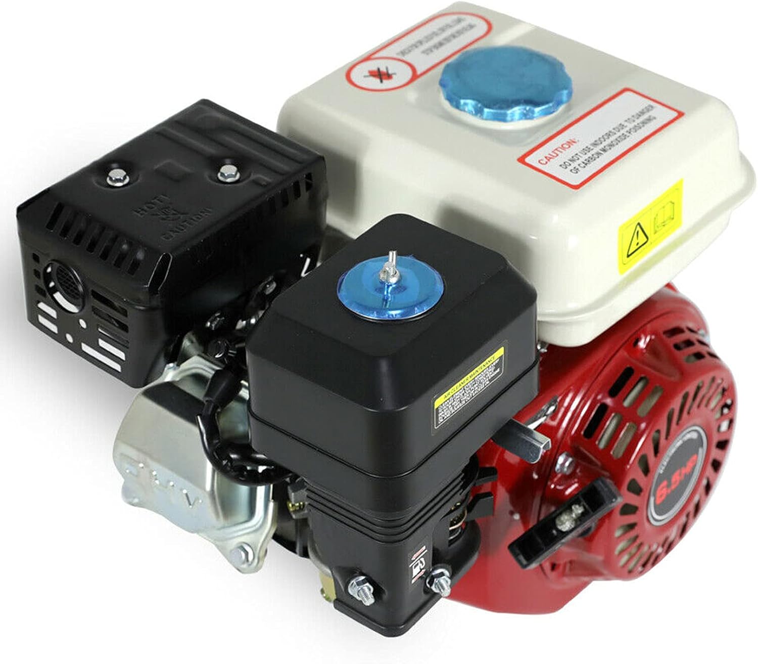 InSyoForeverEC Motor de gas de 4 tiempos, motor multiusos a gas, motor de motor de gas portátil con arranque de refrigeración por aire, respaldo del
