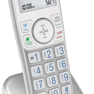 VTech Extended Range 3 teléfono inalámbrico para el hogar con bloqueo de llamadas, conectar a celular Bluetooth VTech Extended Range 3 teléfono inalámbrico para el hogar con bloqueo de llamadas, conectar a celular Bluetooth