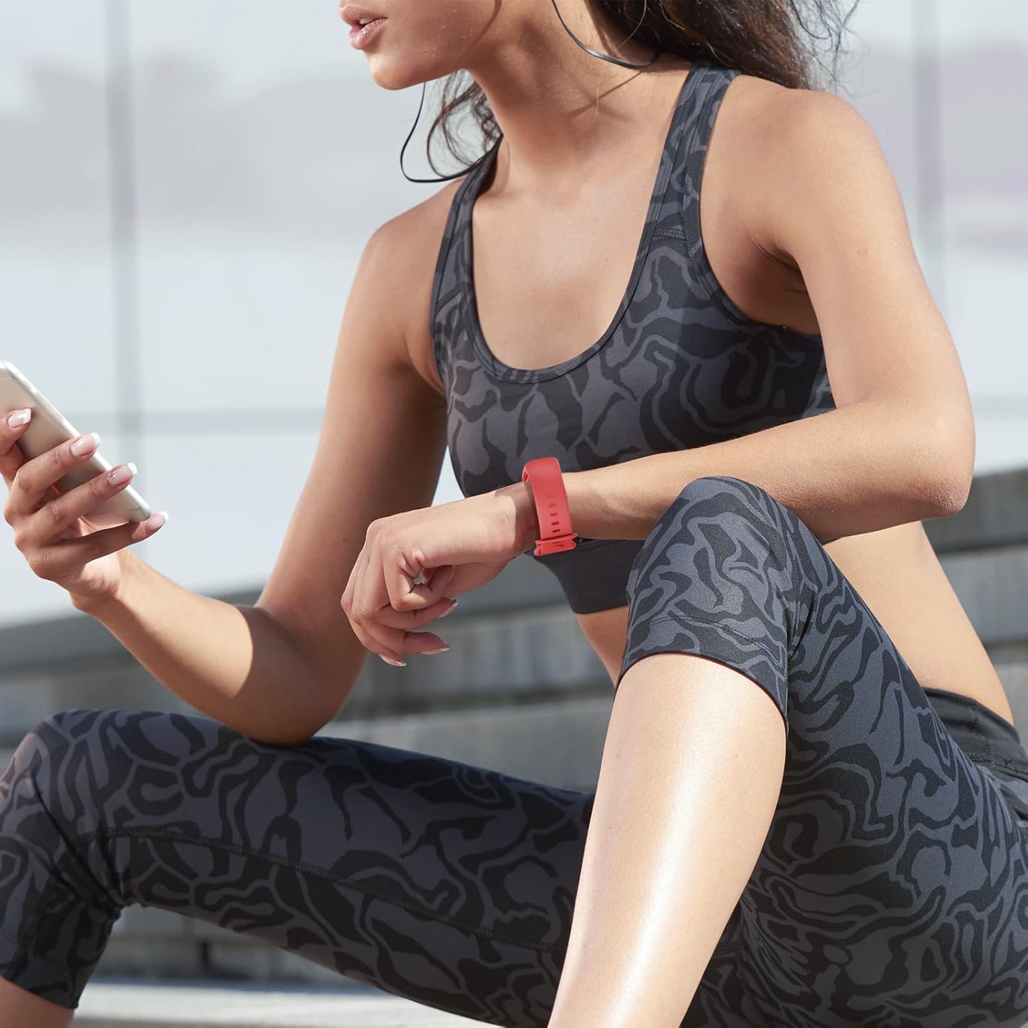 Paquete de 12 correas compatibles con Fitbit Charge 5, correas de repuesto de silicona suave transpirable para Fitbit Charge 5 Advanced Fitness