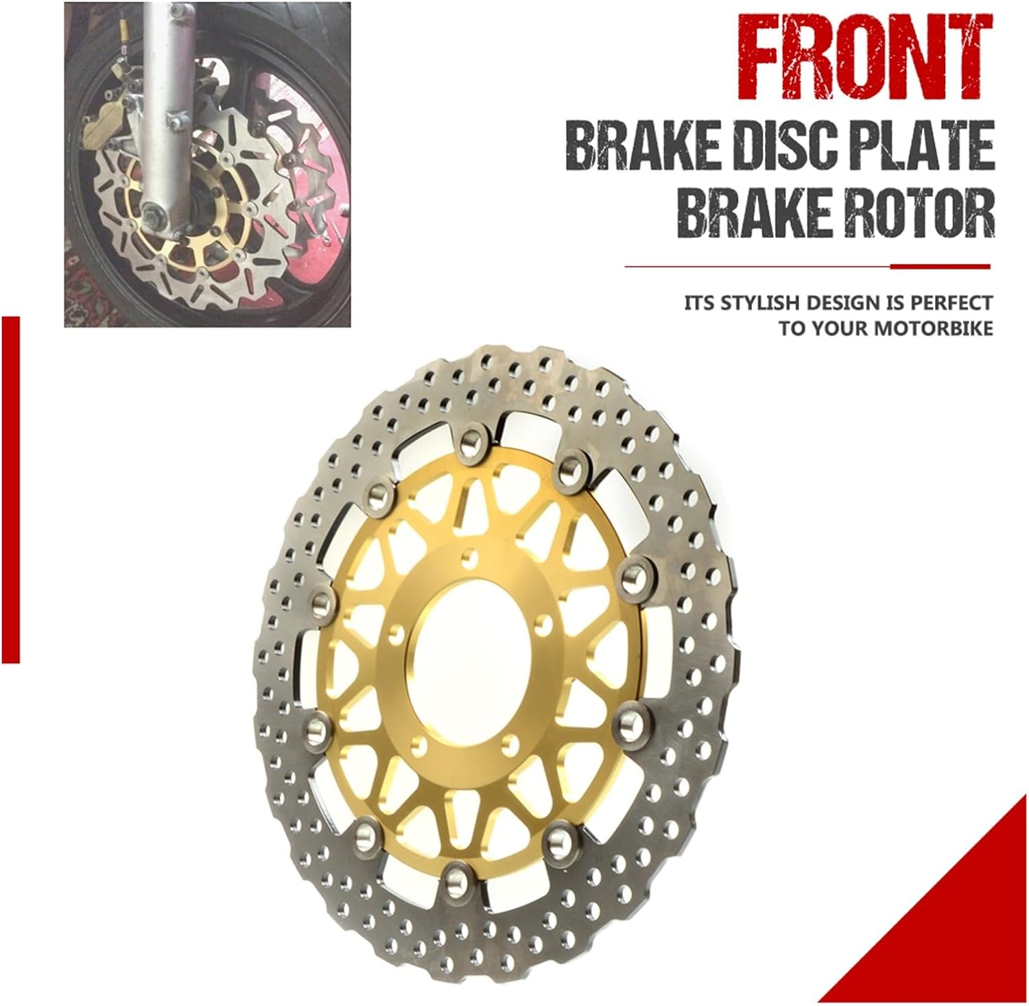 For KAWASAKI For Z800 E Z1000 For ZX-10R For VERSYS 1000 ZX-14R ZG GTR ZZ-R 1400 ZX6R NINJA 636 ABS Motorcycle Front Disc Plate Brake Rotors Brake