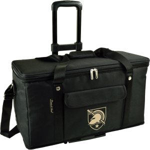 Black Knights – Enfriador de picnic de viaje con ruedas con licencia del ejército, capacidad para 64 latas, enfriador plegable a prueba de fugas, Black Knights – Enfriador de picnic de viaje con ruedas con licencia del ejército, capacidad para 64 latas, enfriador plegable a prueba de fugas,