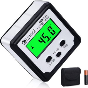 Herramienta digital de búsqueda de ángulos, medidor de ángulo Lytool Herramienta de nivel electrónico con nivel de burbuja y base magnética, Herramienta digital de búsqueda de ángulos, medidor de ángulo Lytool Herramienta de nivel electrónico con nivel de burbuja y base magnética,