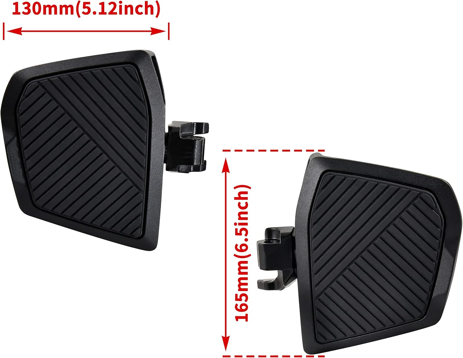 KATIMOTO Pedal de freno extendido más amplio para Can Am Ryker, pedal de clavija de freno para can-Am Ryker, todos los modelos de accesorios (2