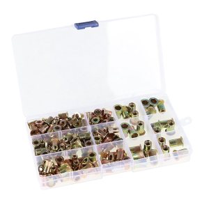 150 piezas SAE 14-20 10-32 10-24 8-32 6-32 Kit de tuercas remachadoras Kit surtido de tuercas de remache de cabeza plana roscada tuerca de inserción 150 piezas SAE 14-20 10-32 10-24 8-32 6-32 Kit de tuercas remachadoras Kit surtido de tuercas de remache de cabeza plana roscada tuerca de inserción