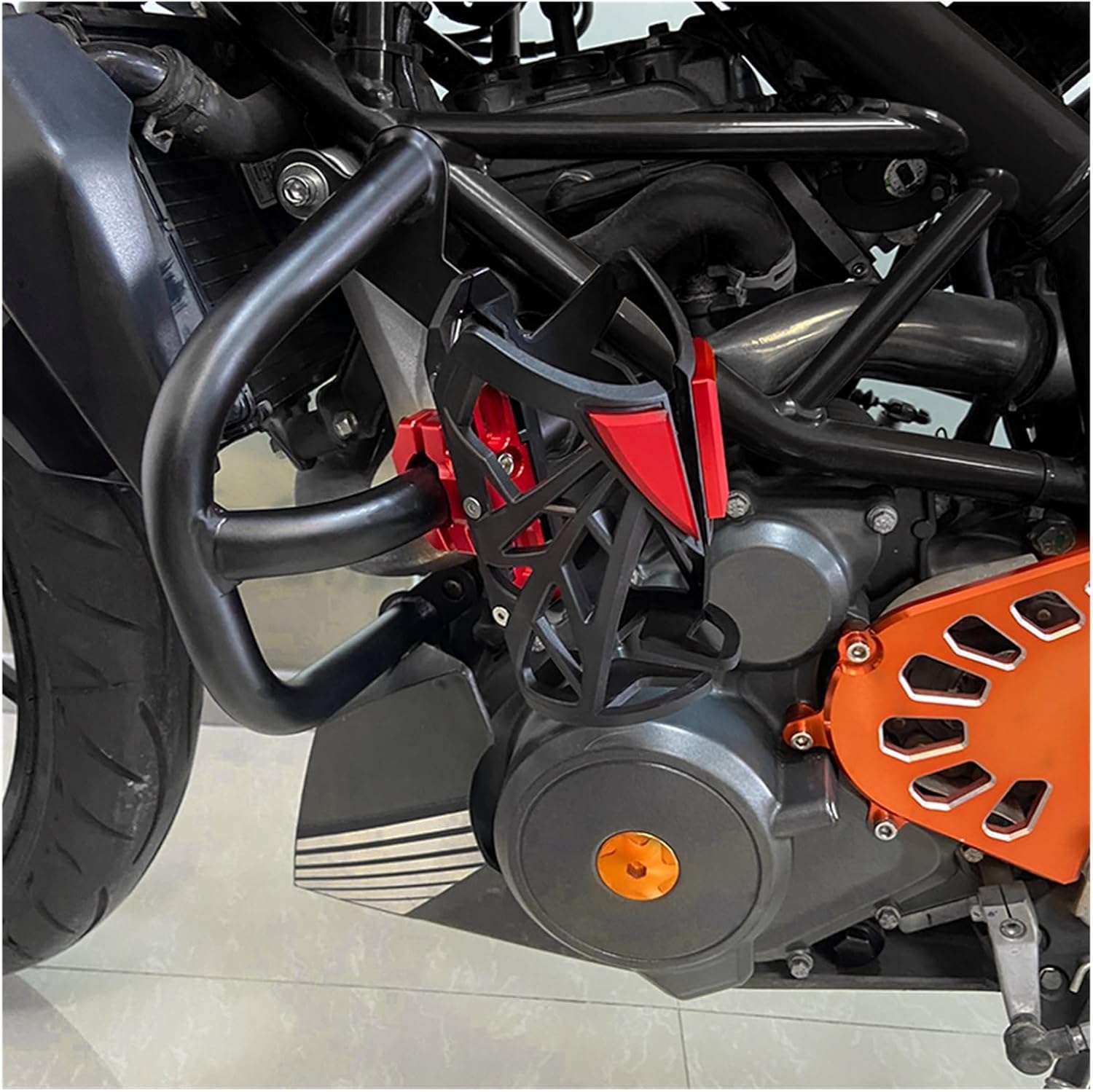 YAMA-&HA FAZER FZ1 FZ6 FZ8 FZ7 FZ9 FZ25 – Portavasos universal resistente a los arañazos para motocicleta, soporte para botella de agua (color  15,