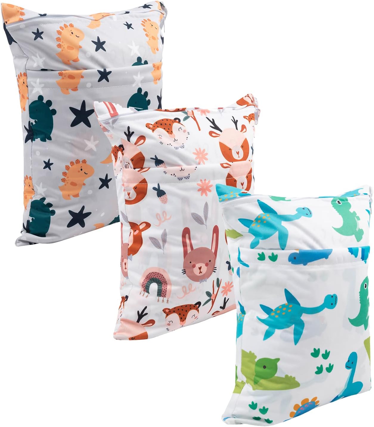 babygoal Bolsas para artículos húmedos y secos para pañales de tela para bebé, bolsas de viaje lavables, playa, piscina, bolsa de gimnasio para