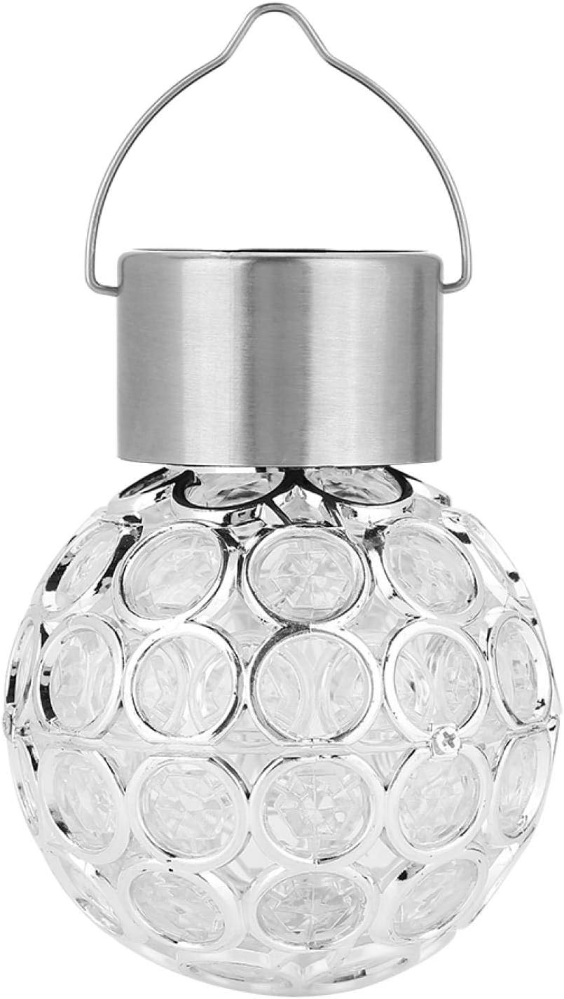 GOTOTOP Luces solares decorativas para jardín, luz colgante que cambia de color automático, luces LED para exteriores, luces de estaca, luces de